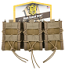 High Speed Gear TACO Molle Shingle Triple AR-15 Magazine Pouch, Coyote Brown