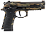 Beretta 92XI 9mm Pistol with Red Dot Optic Cut Slide and Vietnam Tiger Stripe Camo Finish