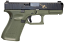 Glock 19 Gen5 MOS Thunder Ranch 9mm Pistol with Battlefield Green Finish
