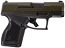 Taurus GX4 9mm Pistol Black Frame with Cerakote OD Green Slide