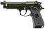 Beretta 92FS 9mm Pistol OD Green