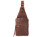 Lady Conceal "Dakota" Concealed Carry Leather Sling Bag - Cognac