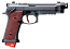 Beretta 92XI Gara 9mm SAO Tactical Pistol with Red Dot Optic Cut Slide and Compensator