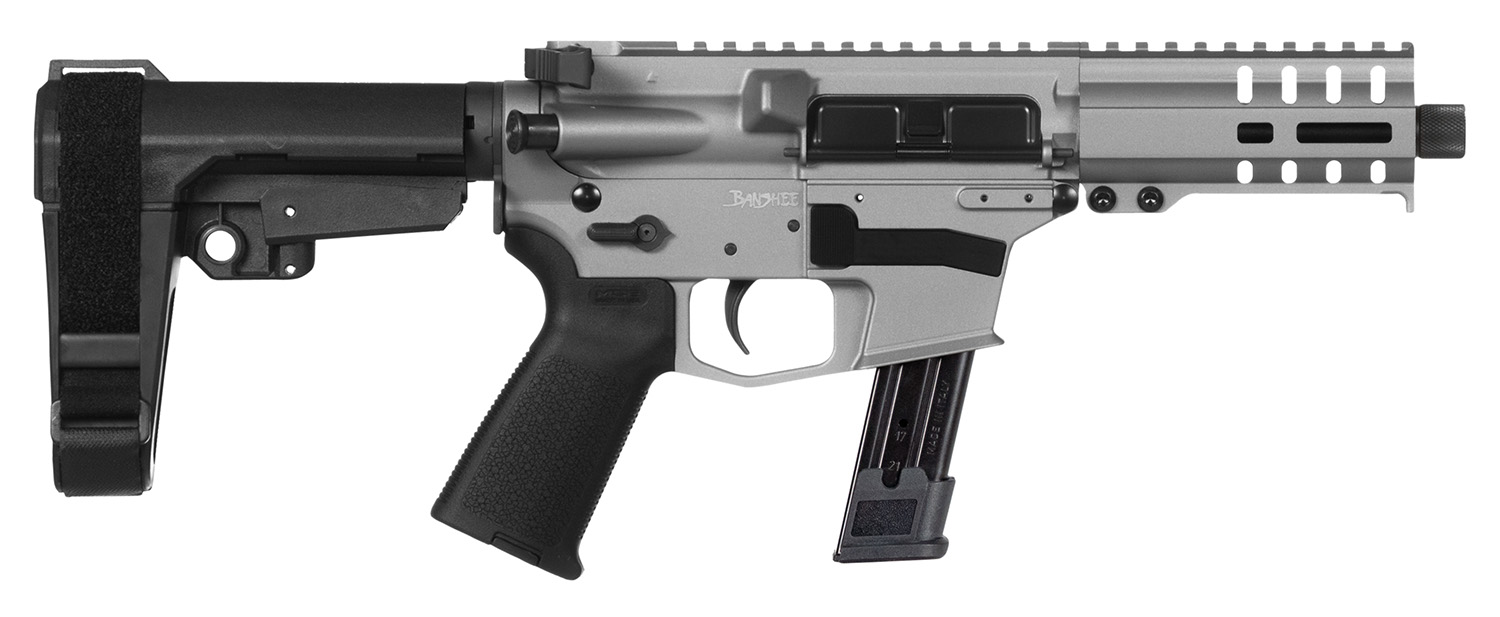 CMMG Banshee 300 MK17 9mm Pistol Titanium Cerakote CMMG Banshee 300 MK17 9mm Pistol Titanium Cerakote