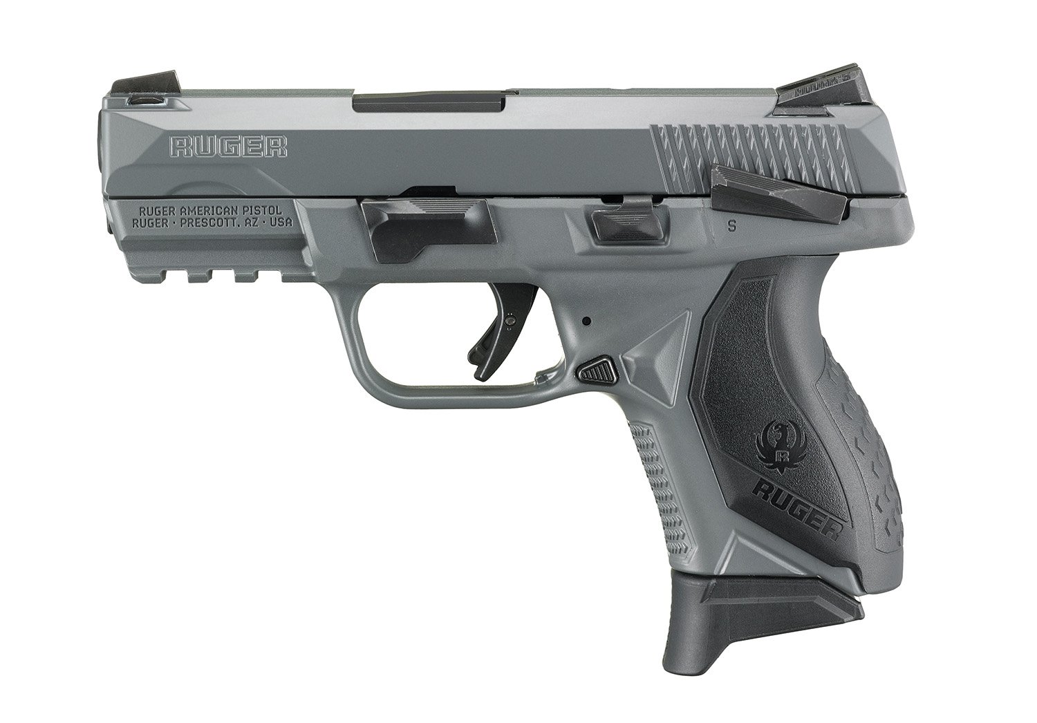 Ruger American Compact Gray Frame 9mm Pistol Ruger American Compact Gray Frame 9mm Pistol