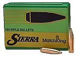 Sierra 22 Cal 69 Grain MatchKing Boat Tail Hollow Point Bullets 100 Count Sierra 22 Cal 69 Grain MatchKing Boat Tail Hollow Point Bullets 100 Count