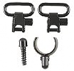 Uncle Mikes 1" Black Quick Detach Sling Swivels For Most Single Barrel 12 Gauge Uncle Mikes 1" Black Quick Detach Sling Swivels For Most Single Barrel 12 Gauge