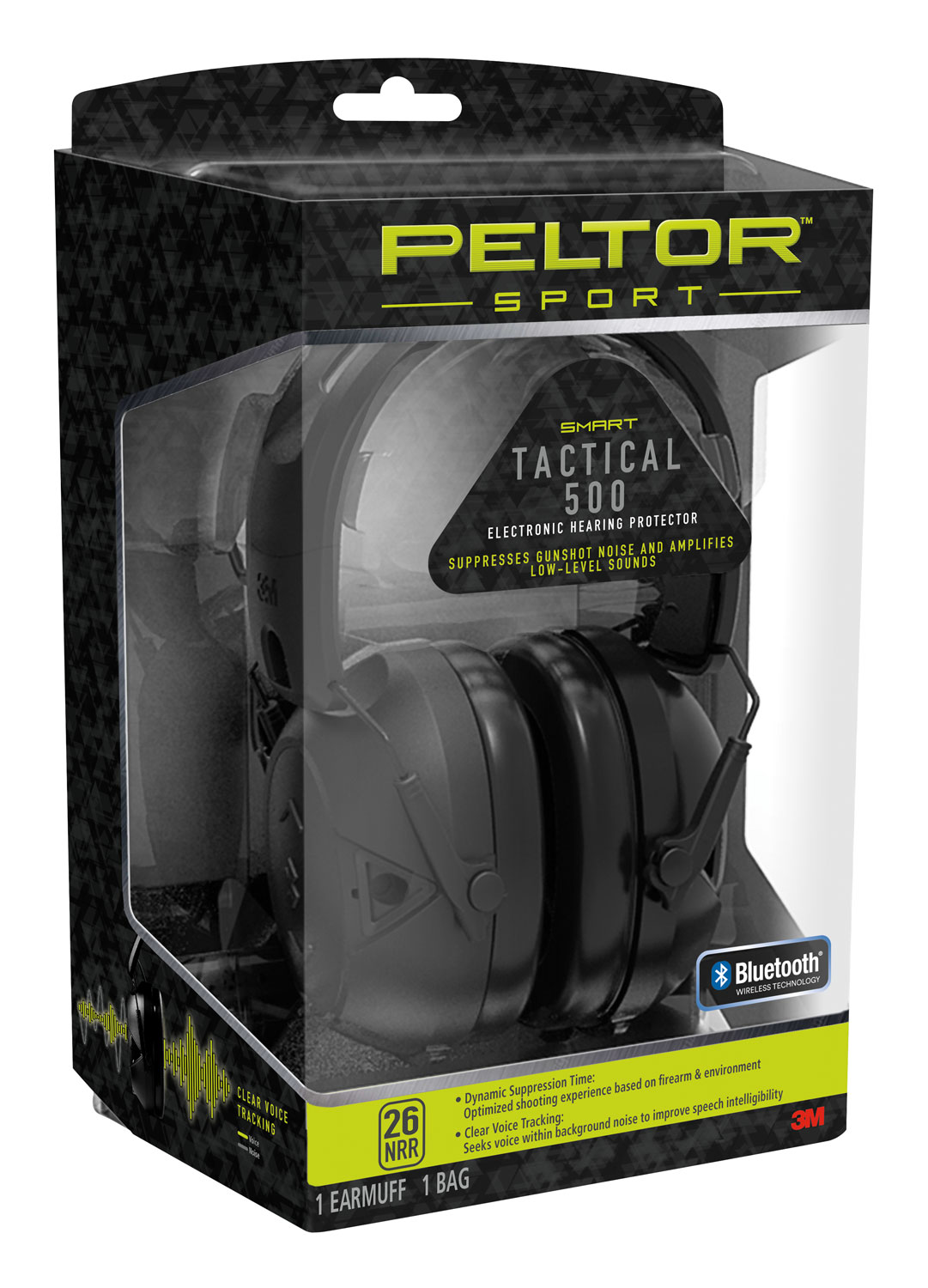 3M Peltor Sport Tactical 500 Electronic Earmuff 3M Peltor Sport Tactical 500 Electronic Earmuff