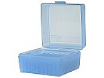 MTM 100 Round Blue Medium Rifle 243/308 Caliber Ammo Box MTM 100 Round Blue Medium Rifle 243/308 Caliber Ammo Box