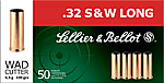 Sellier & Bellot 32 S&W Long, 100 Grain, Lead Round Nose, 50 Rounds Sellier & Bellot 32 S&W Long, 100 Grain, Lead Round Nose, 50 Rounds