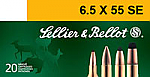 Sellier & Bellot 6.5X55 Swedish, 131 Grain, Soft Point, 20 Rounds Sellier & Bellot 6.5X55 Swedish, 131 Grain, Soft Point, 20 Rounds