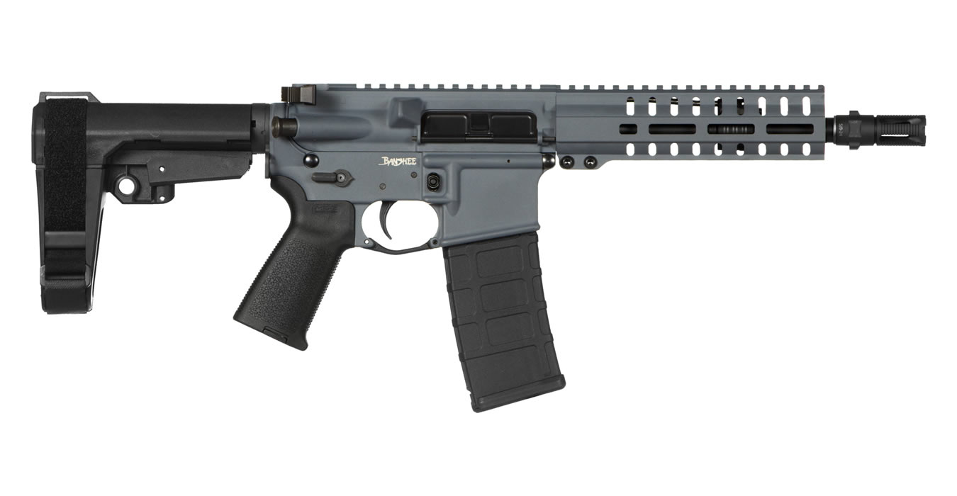 CMMG Banshee 300 Mk4 300 Blackout Pistol Cobalt Kinetic Slate Cerakote CMMG Banshee 300 Mk4 300 Blackout Pistol Cobalt Kinetic Slate Cerakote