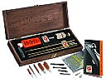 Hoppes Deluxe Gun Cleaning Kit w/Wood Presentation Box