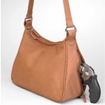 Gun Tote'N Mamas Concealed Carry Hobo Bag Saddle Tan
