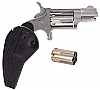 NAA 22LR/22 Mag Combo Mini Revolver 1-5/8" Barrel Holster Grip