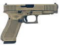 Glock 47 Gen5 MOS 9mm Pistol with Cerakote Distressed Flat Dark Earth Finish Glock 47 Gen5 MOS 9mm Pistol with Cerakote Distressed Flat Dark Earth Finish