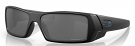 Oakley Sunglasses Standard Issue Gascan Thin Blue Line Matte Black Frame with Polarized Black Prizm Lenses