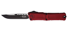 Microtech Combat Troodon S/E Gen III Tactical Standard OTF Knife - Merlot Red/Black Microtech Combat Troodon S/E Gen III Tactical Standard OTF Knife - Merlot Red/Black