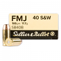 Sellier & Bellot 40 S&W 180 Grain FMJ Ammo 50 Rounds Sellier & Bellot 40 S&W 180 Grain FMJ Ammo 50 Rounds
