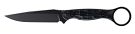 Toor Knives Serpent S Fixed Blade Knife - SOCOM Black