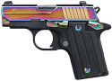 Sig Sauer P238 380 ACP Micro Pistol with Rainbow Titanium Finish Sig Sauer P238 380 ACP Micro Pistol with Rainbow Titanium Finish