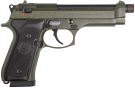 Beretta 92FS 9mm Pistol OD Green Threaded Barrel Beretta 92FS 9mm Pistol OD Green Threaded Barrel