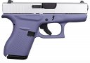 Glock 42 Apollo Custom Orchid and Aluminum Cerakote 380 ACP Pistol Glock 42 Apollo Custom Orchid and Aluminum Cerakote 380 ACP Pistol