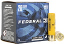 Federal Game-Shok High Brass 20 Ga 3" 1 1/4 oz #6 Lead Shot Ammo 25 Rounds Federal Game-Shok High Brass 20 Ga 3" 1 1/4 oz #6 Lead Shot Ammo 25 Rounds