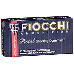 Fiocchi Shooting Dynamics 357 Magnum 142 Grain Full Metal Jacket Truncated Cone, 50 Rounds