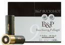 B&P 12 Ga 2.75" 1 1/5oz 00 Buck Ammo, 10 Rounds