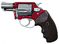 Charter Arms Undercover Lite Red and Silver 38 Special Revolver Charter Arms Undercover Lite Red and Silver 38 Special Revolver