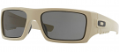 Oakley Sunglasses Standard Issue Ballistic Det Cord Desert Tan Frame with Plutonite Grey Lenses