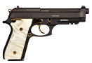 Taurus PT 92 9mm Pistol with Gold Accents and Pearl Grips Taurus PT 92 9mm Pistol with Gold Accents and Pearl Grips