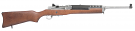 Ruger Mini Thirty Rifle in 7.62X39 Wood Stock 18.5" Barrel Stainless Finish and 5 Round Magazine