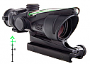 Trijicon ACOG TA31F-G 4x32 Scope with Green Chevron BAC Flattop Reticle � includes Flat Top Adapter