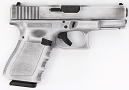Glock 19 Gen3 9mm Pistol with White Distressed Cerakote Finish Glock 19 Gen3 9mm Pistol with White Distressed Cerakote Finish