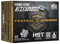 Federal HST 30 Super Carry 100 Grain JHP Ammo 20 Rounds Federal HST 30 Super Carry 100 Grain JHP Ammo 20 Rounds