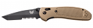 Benchmade 553SBKSN Griptillian Black Tanto Serrated FDE Folding Knife Benchmade 553SBKSN Griptillian Black Tanto Serrated FDE Folding Knife
