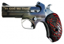 Bond Arms PT2A Protect the 2nd Amendment 45LC/410 Derringer Pistol Extended Rosewood Grip Bond Arms PT2A Protect the 2nd Amendment 45LC/410 Derringer Pistol Extended Rosewood Grip
