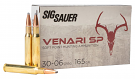Sig Sauer Venari 30-06 Springfield 165 Grain Soft Point Ammunition, 20 Rounds
