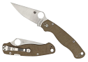 Spyderco C81MPCW2 Military Folding Knife Brown Micarta Grip Spyderco C81MPCW2 Military Folding Knife Brown Micarta Grip
