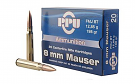 PPU 198 Grain FMJ 8mm Mauser Ammunition PPU 198 Grain FMJ 8mm Mauser Ammunition