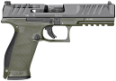 Walther PDP Optic Ready Full Sized 9mm Pistol with OD Green Frame Walther PDP Optic Ready Full Sized 9mm Pistol with OD Green Frame