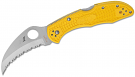 Spyderco C106SYL2 Tasman Salt 2 Lockback Knife Yellow FRN Spyderco C106SYL2 Tasman Salt 2 Lockback Knife Yellow FRN