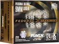 Federal Punch 9mm 124 Grain JHP Ammo 20 Rounds Federal Punch 9mm 124 Grain JHP Ammo 20 Rounds