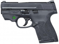 Smith & Wesson M&P Shield M2.0 9mm Pistol with Green Crimson Trace Integrated Laser Smith & Wesson M&P Shield M2.0 9mm Pistol with Green Crimson Trace Integrated Laser