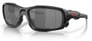 Oakley Sunglasses Standard Issue Ballistic Shock Tube Matte Black Frame with Black Iridium Lenses