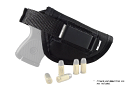 Soft Armor 24-L Series Inside-the-Waistband Hip Holster for 4" Med to Lg Semi Autos with Under Barrel Laser