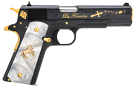 Custom & Collectable Firearms Colt 1911 La Familia Exclusive Full Size 38 Super Pistol - Rose Gold & 24k Gold Inlay