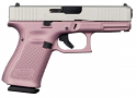 Glock 19 Gen5 Apollo Custom Cerakote Pink Champagne and Aluminum 9mm Pistol Glock 19 Gen5 Apollo Custom Cerakote Pink Champagne and Aluminum 9mm Pistol